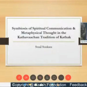 Presentation by Sunil Sunkara, Junior Research Fellow in Kathak, Ministry of Culture, India